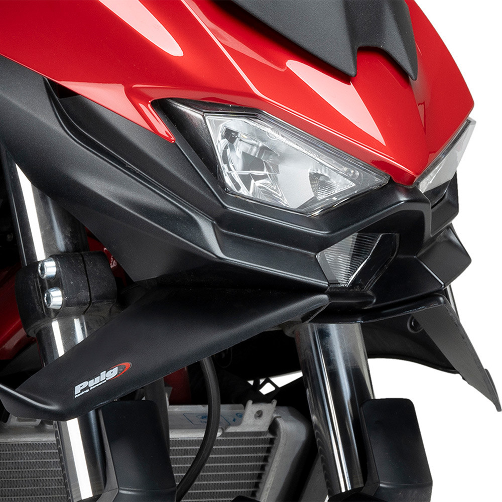 Puig Downforce Naked Frontal Spoiler Kawasaki Z500 2024-2026