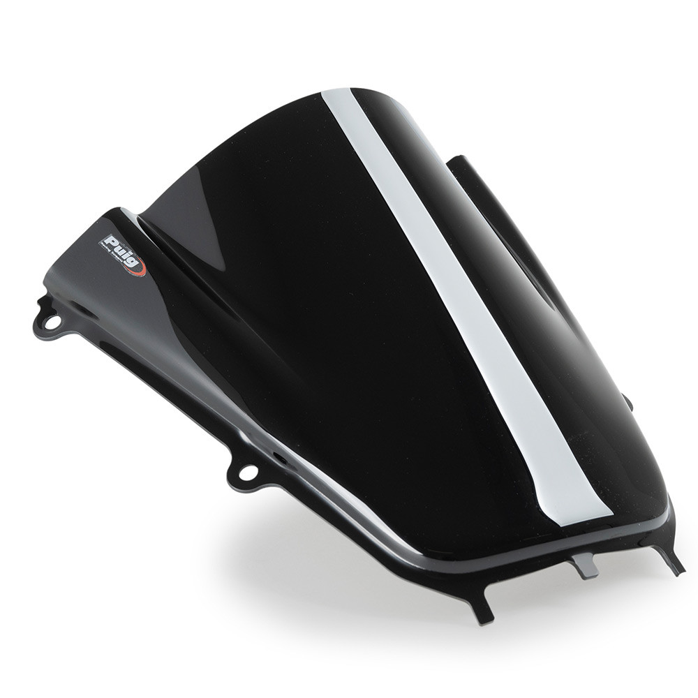 Puig Z-Racing Sichtschutz Für Motorrad (Rot) - Aerodynamisch, 3 Mm Acryl