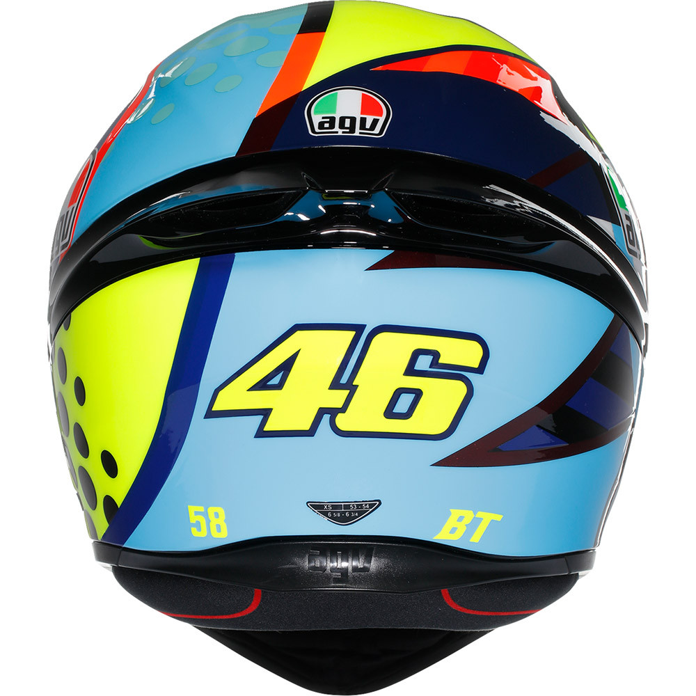 AGV K1 S Rossi Winter Test 2020 Helmet - Sportbike Track Gear