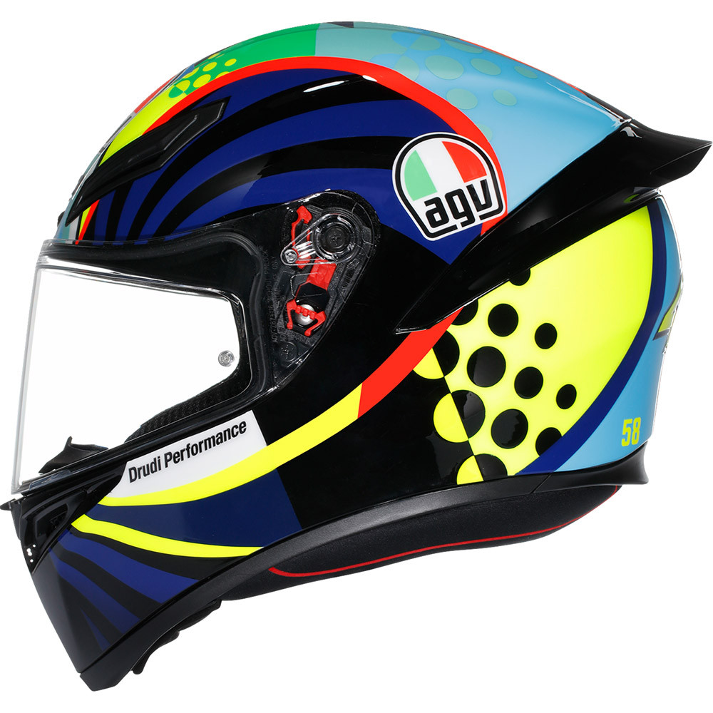 AGV K1 S Rossi Winter Test 2020 Helmet - Sportbike Track Gear