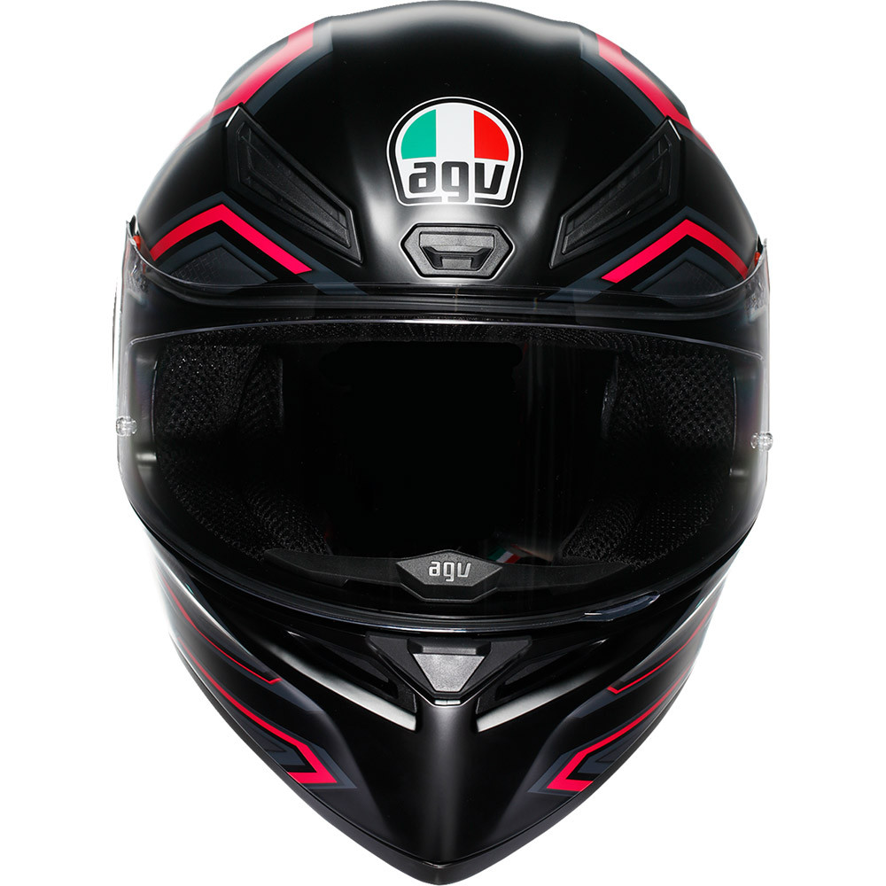 AGV K1 S Sling Matte Black/Pink Helmet - Sportbike Track Gear
