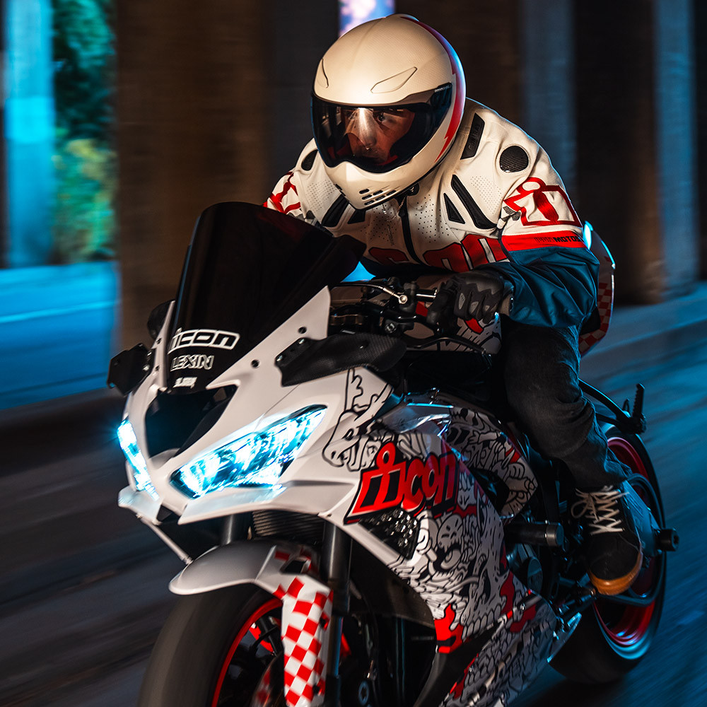 ★YOU★ Icon Domain Slabtown Helmet - Sportbike Track Gear