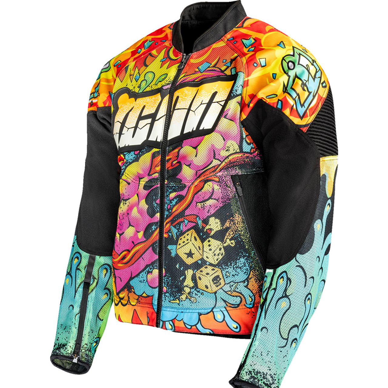 スキン Icon Overlord3 Scatterbrain Mesh Jacket - Sportbike Track Gear