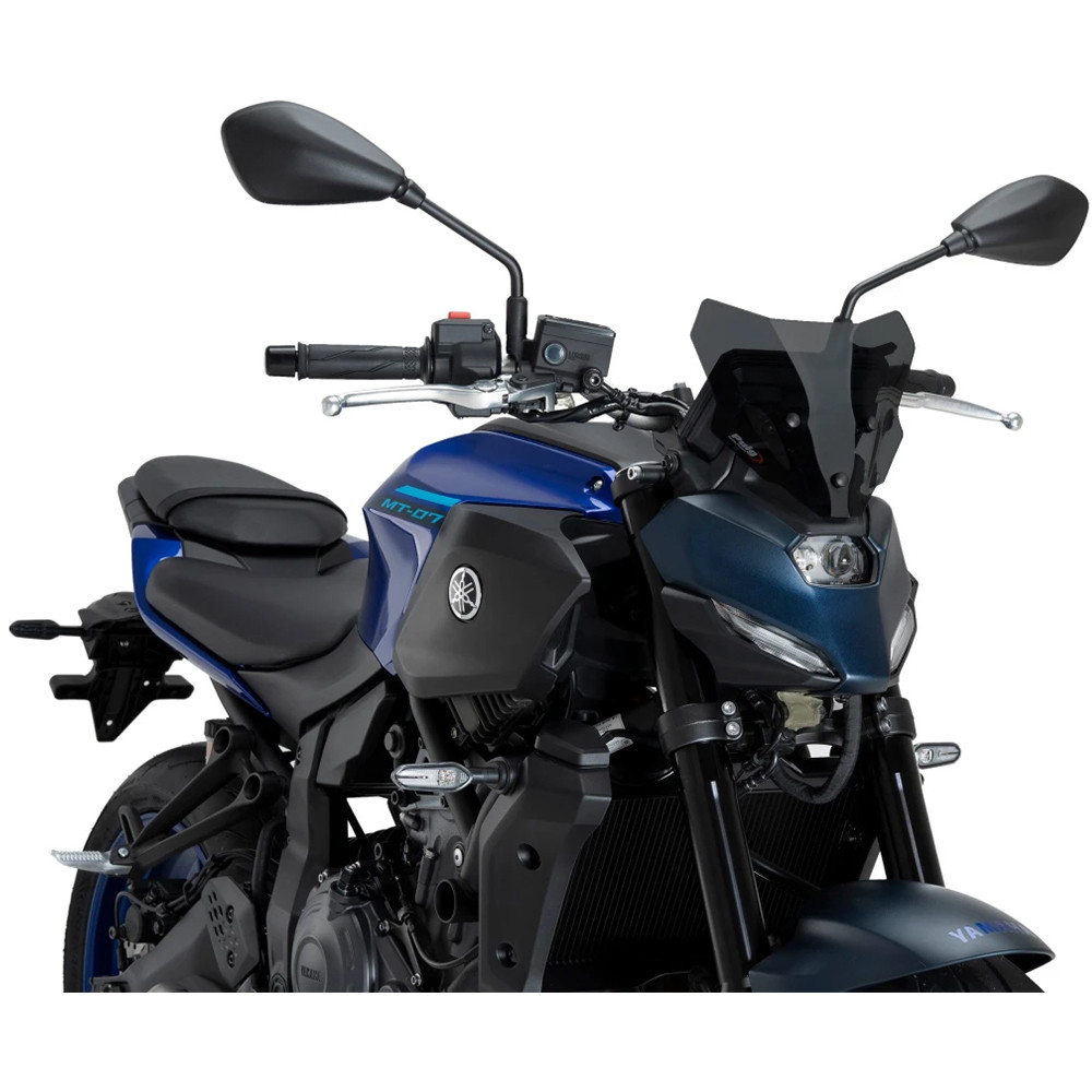 PUIG(プーチ）　スモークスクリーン　MT-07 2025年～ Puig New Generation Sport Windshield Yamaha MT-07 2025-2026