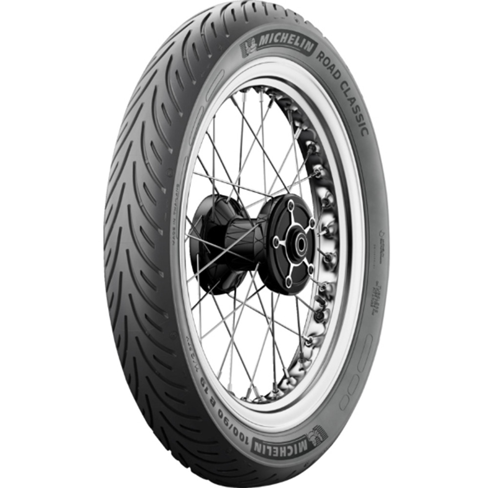送料無料　MICHELIN ROAD CLASSIC 100/90B19 新品 Michelin Road Classic Front Tires - Sportbike Track Gear