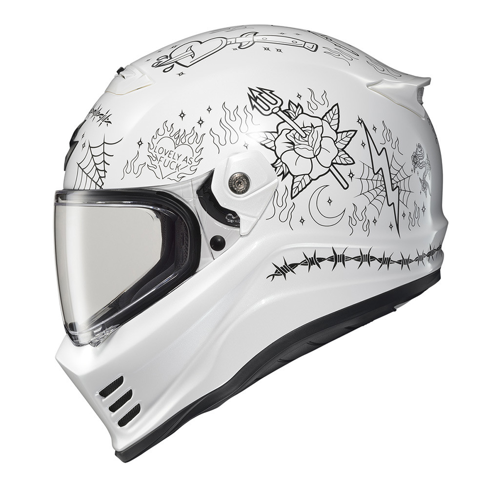 scorpion covert helmet white FX Full Face The Litas 2 2x thats perfect for both city commutes and long Scorpion Covert FX The Litas
