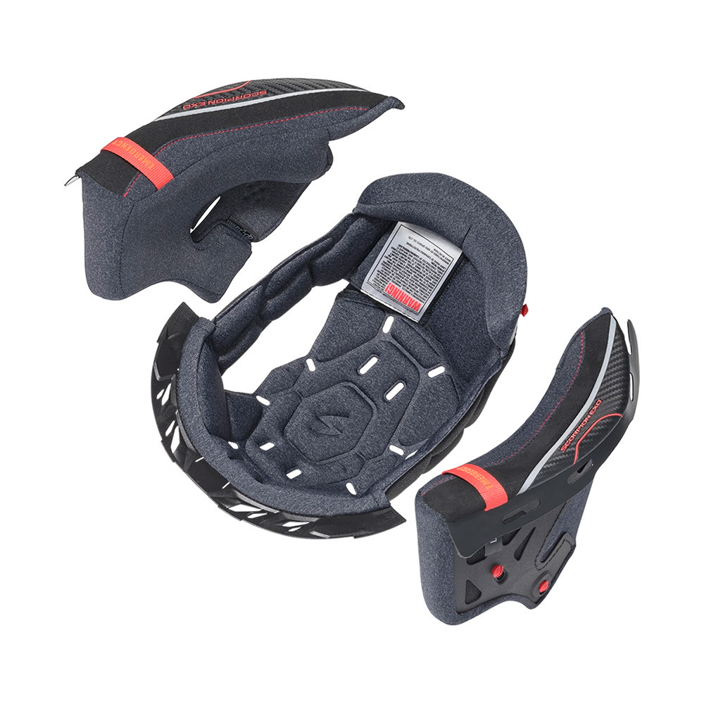 scorpion exo 700 helmet cheek pads ScorpionEXO ST1400 Replacement Comfort KwikWick III Liner & Pad Kit (X-Small) : Automotive Its perfect for long rides EXO-R1 AIR KWIKWICK III CHEEK