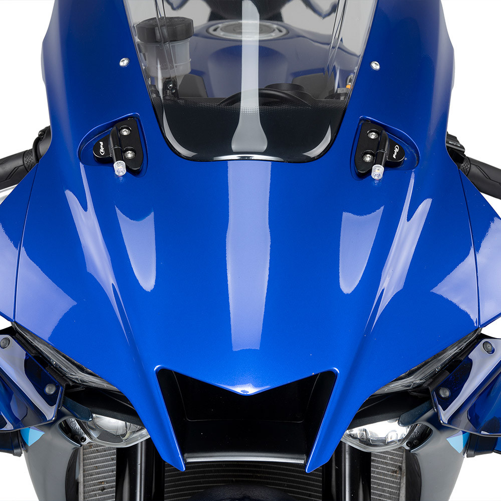 Puig Mirror Caps w/Tab Turn Signals Yamaha R9 2025-2026-2026
