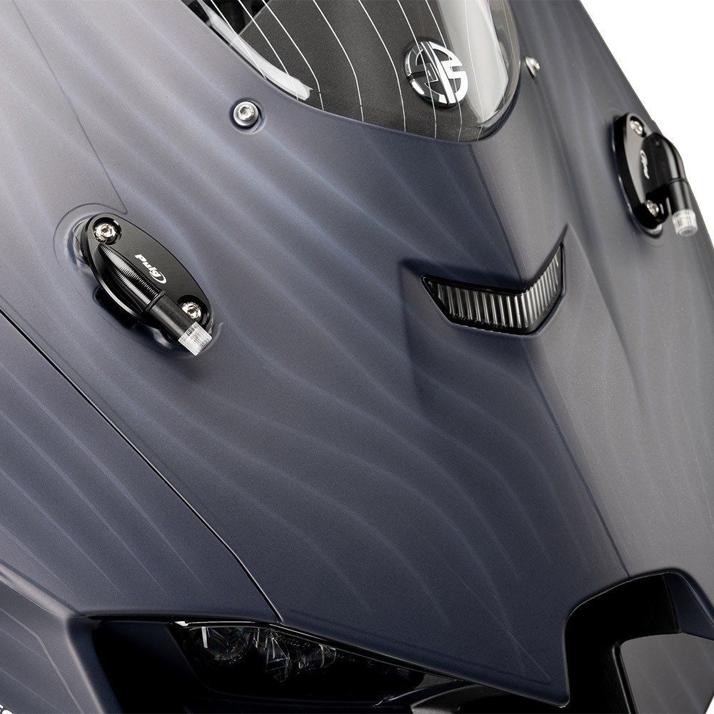 Puig Mirror Caps w/Tab Turn Signals Kawasaki ZX-10R 2016-2026