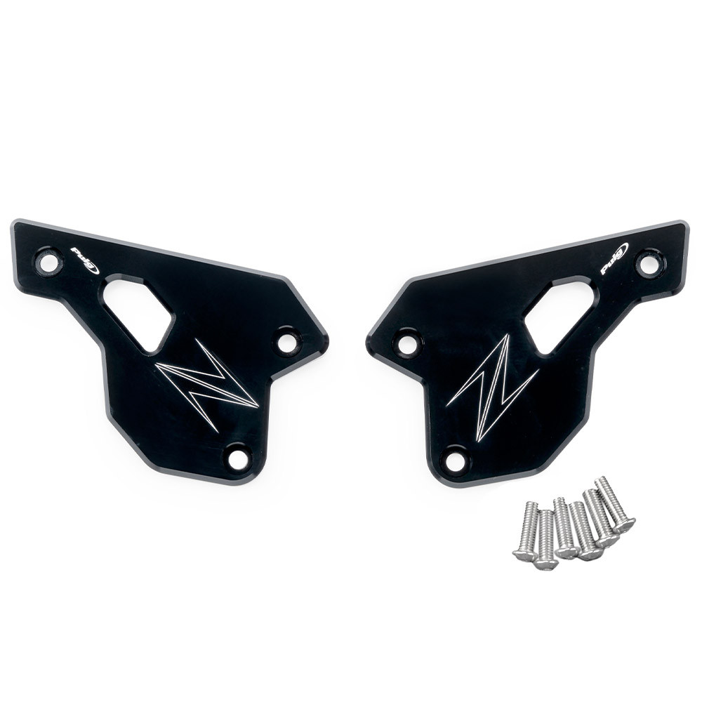 Puig Heel Plates for OEM Rearsets Kawasaki Z900 2023-2026