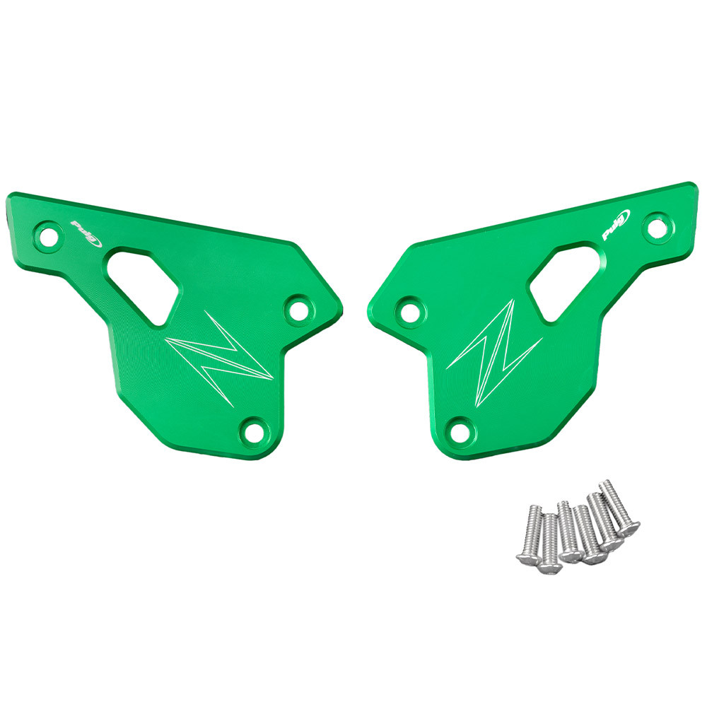 Puig Heel Plates for OEM Rearsets Kawasaki Z900 2023-2026