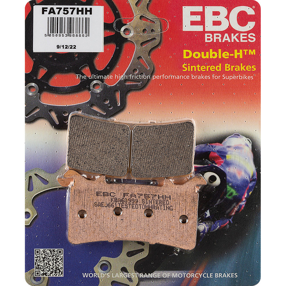 EBC 2021-2023 BMW S1000RR Double-H Sintered Metal Front Brake Pads