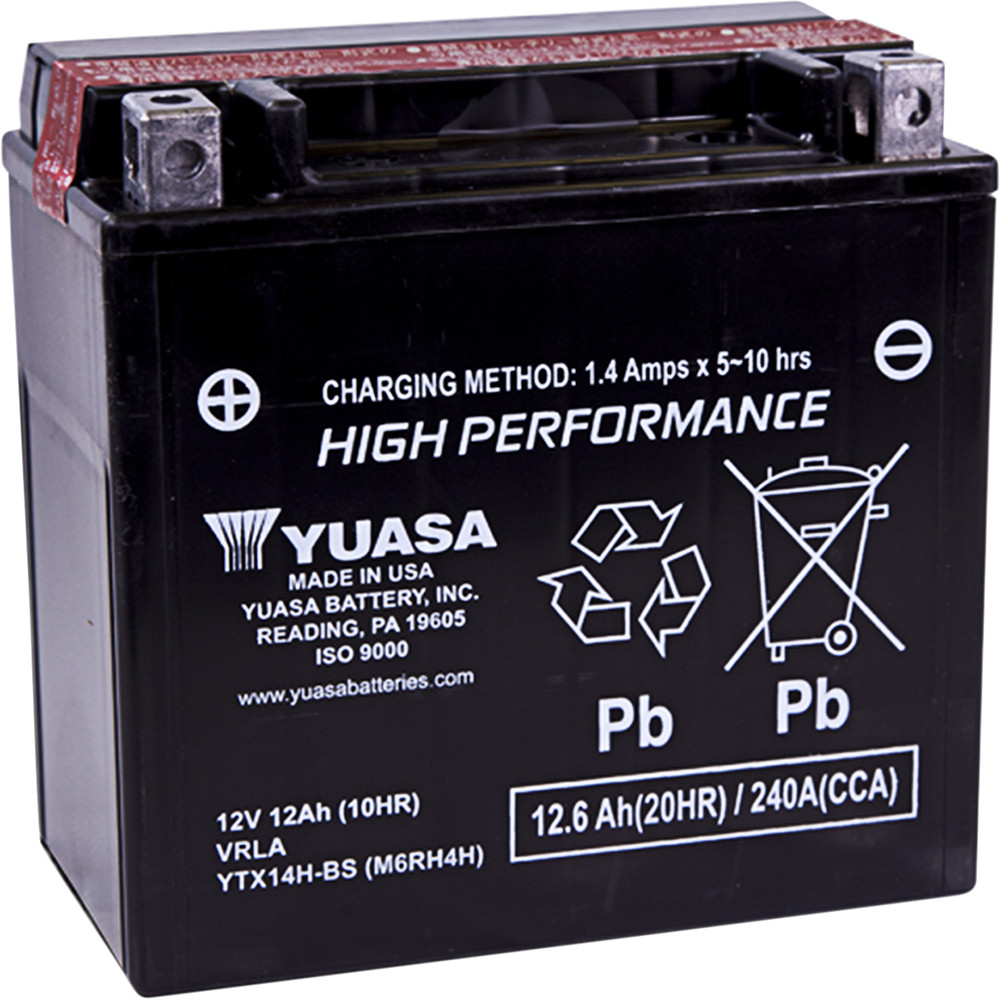 Yuasa 2009-2014 BMW K1300S High Performance AGM Maintenance-Free