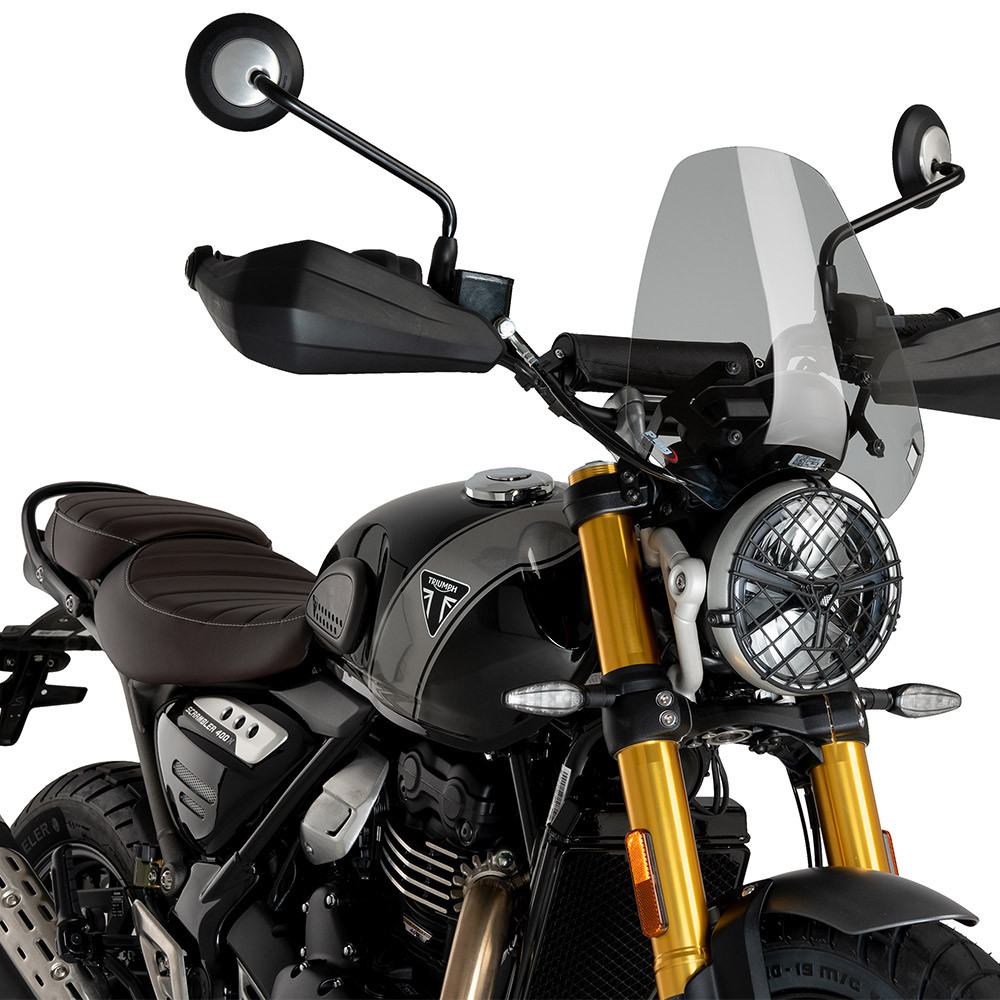 スカフ インパクト【Lemon】 Puig New Generation Sport Windshield Triumph Scrambler 400x 2024-2025