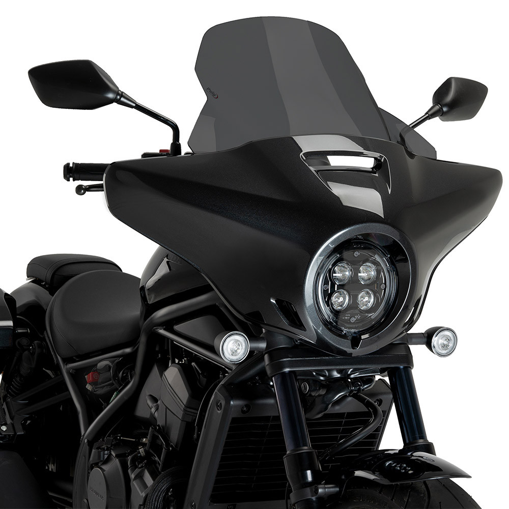純正品　ハイウィンドスクリーン Honda Rebel 1100T Puig High-Road Touring Windshield Honda Rebel 1100T 2023-2025