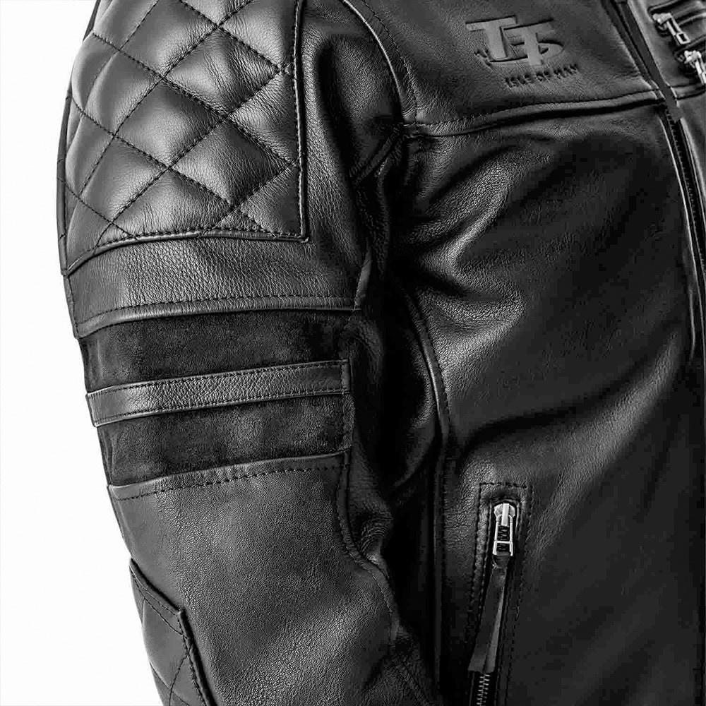 RST IOM TT Hillberry D3O CE Leather Jacket - Sportbike Track Gear