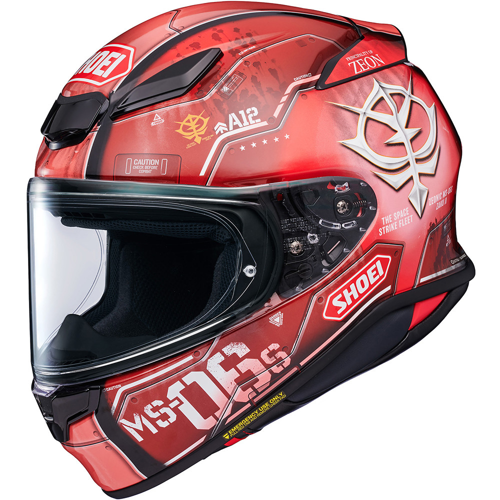 Shoei RF-1400 MS-06S Chars Zaku II Helmet - Sportbike Track Gear