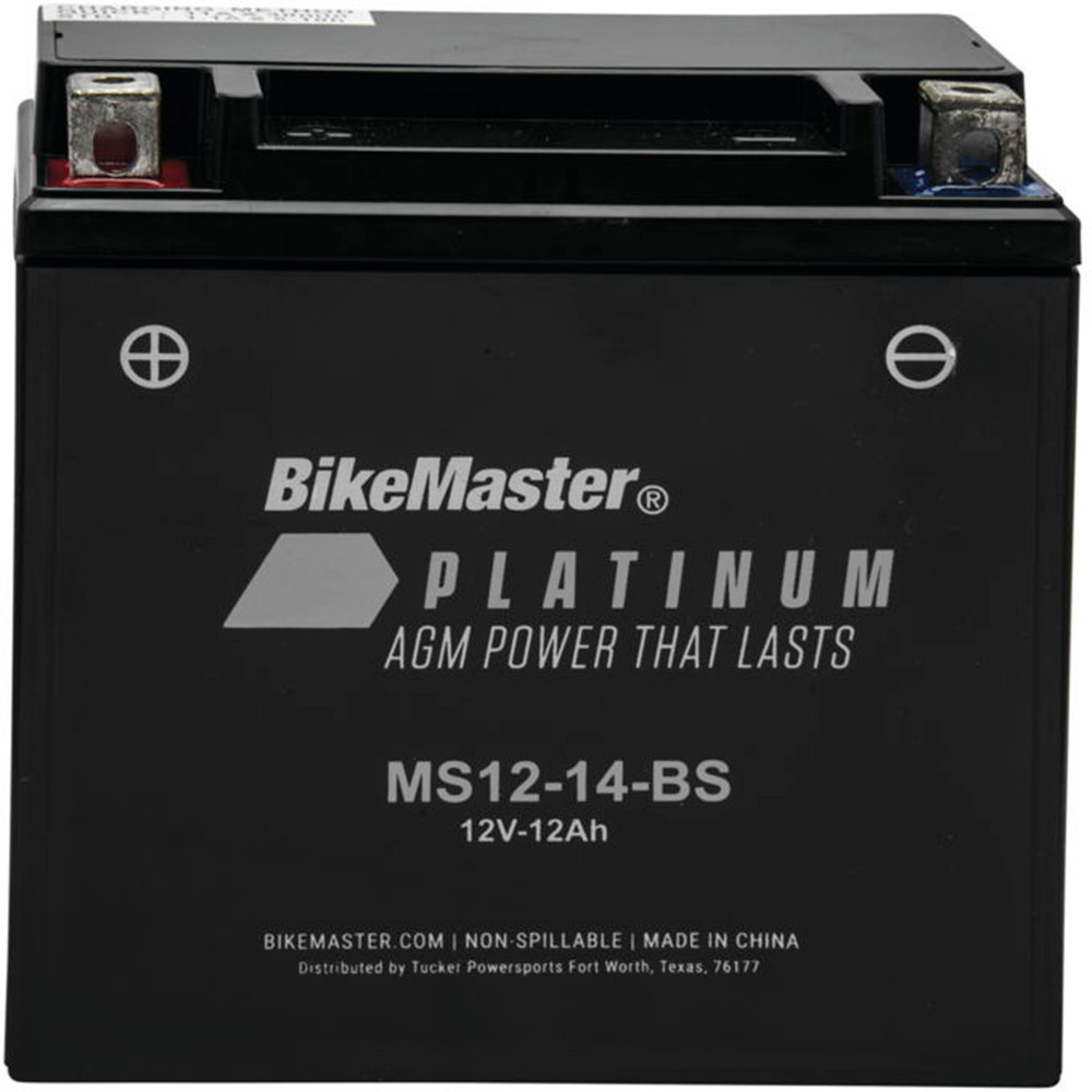 BikeMaster Kawasaki ZX1100D Ninja ZX-11 93-01 AGM Platinum Battery