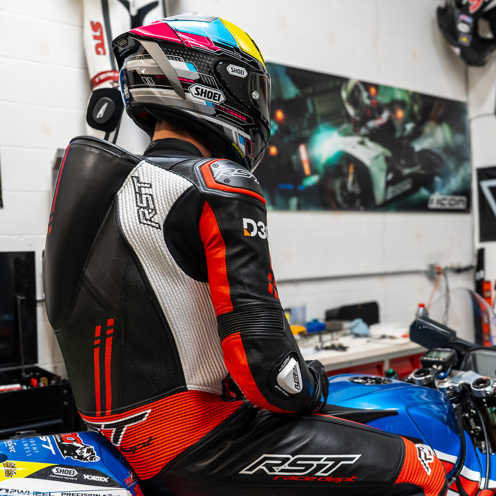 RST V4.2 D3O Kangaroo Airbag One Piece Leather Race Suit