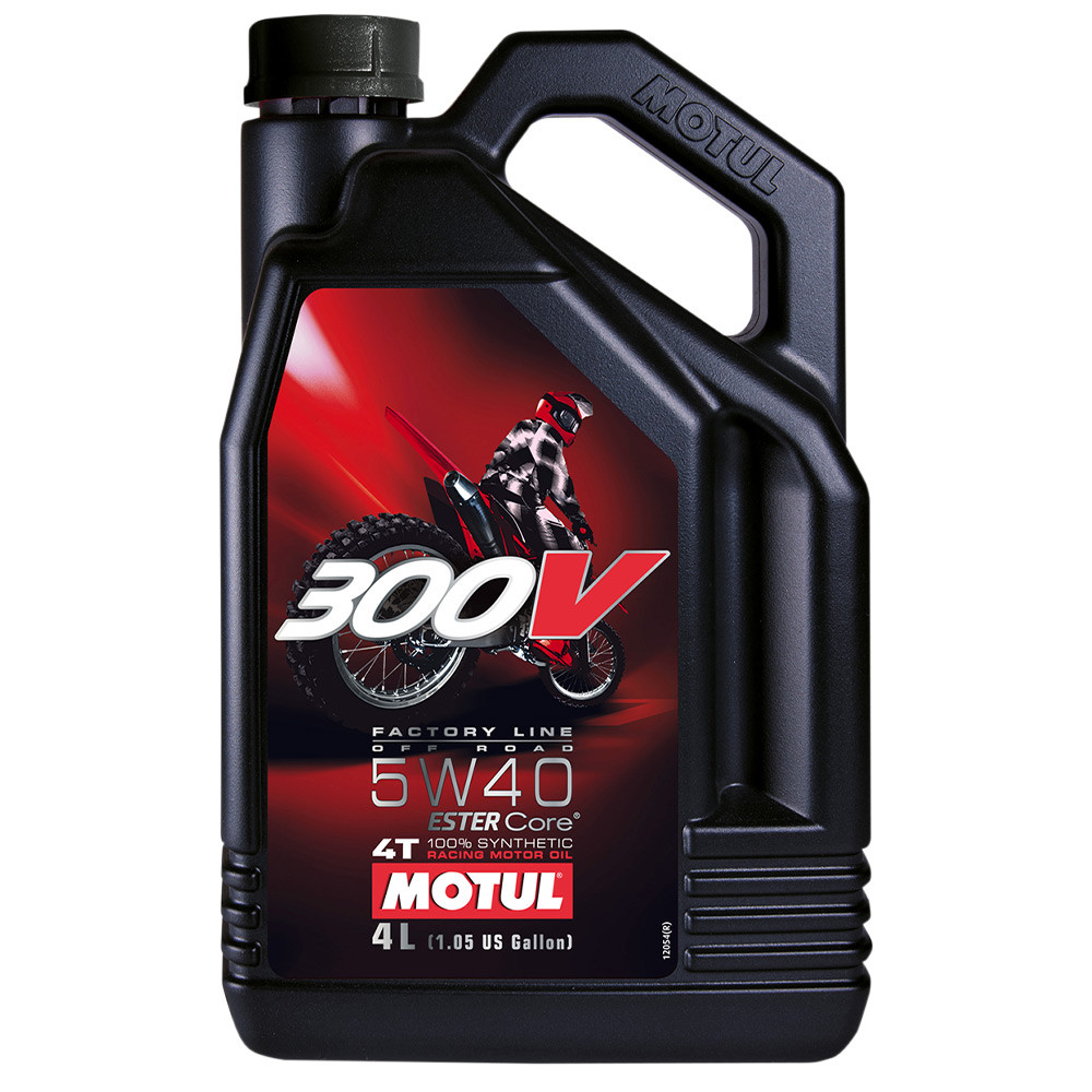 Motul 300V 5W40 Factory Line Offroad Synthetic 4T Engine Oil