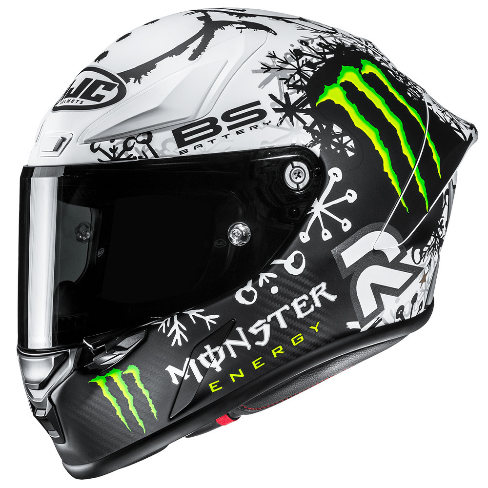HJC RPHA 1N V2 Carbon Snow Diablo Helmet - Sportbike Track Gear
