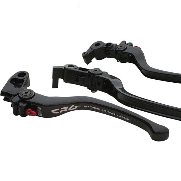 【A】 CRG Kawasaki ZX-6R/RR 05-06 Carbon Fiber Clutch Lever - Sportbike