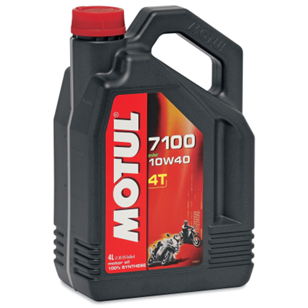 Motul 7100 10W40 Synthetic Ester Motorcycle Oil - Sportbike Track Gear