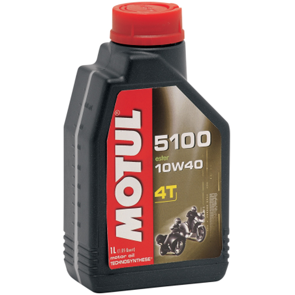 Motul 5100 10W40 Synthetic Blend Motorcycle Oil Sportbike Track Gear