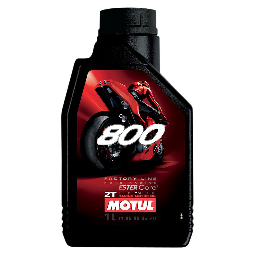 Motul 800 2T Factory Line Synthetic Road Racing Motor Oil 1 Liter
