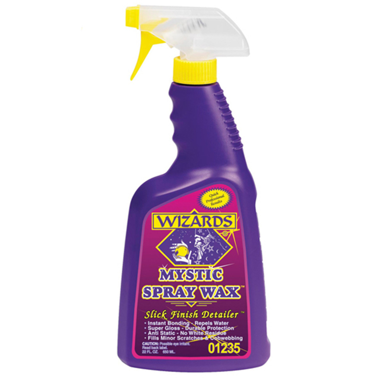 Wizards Mystic Spray Wax Slick Finish Detailer 22 oz