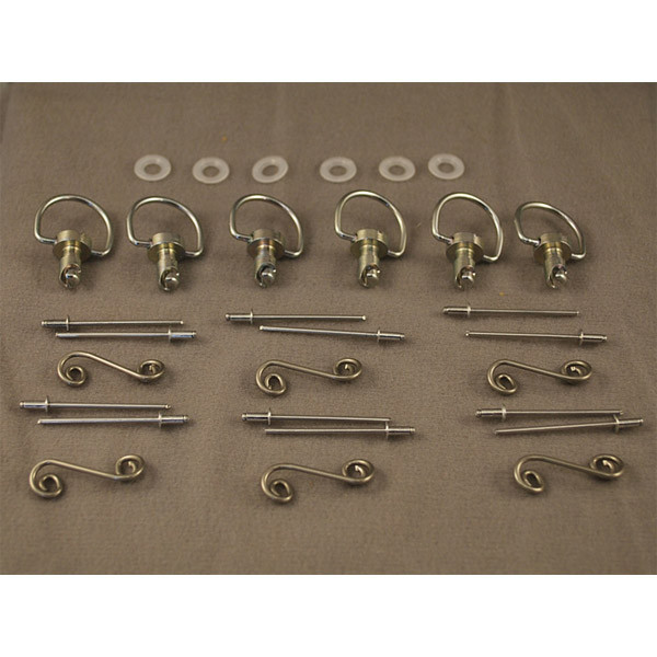 C様オーダー Armour Bodies Rivet On Dzus Fastener Kit 6 Pack - Sportbike Track Gear