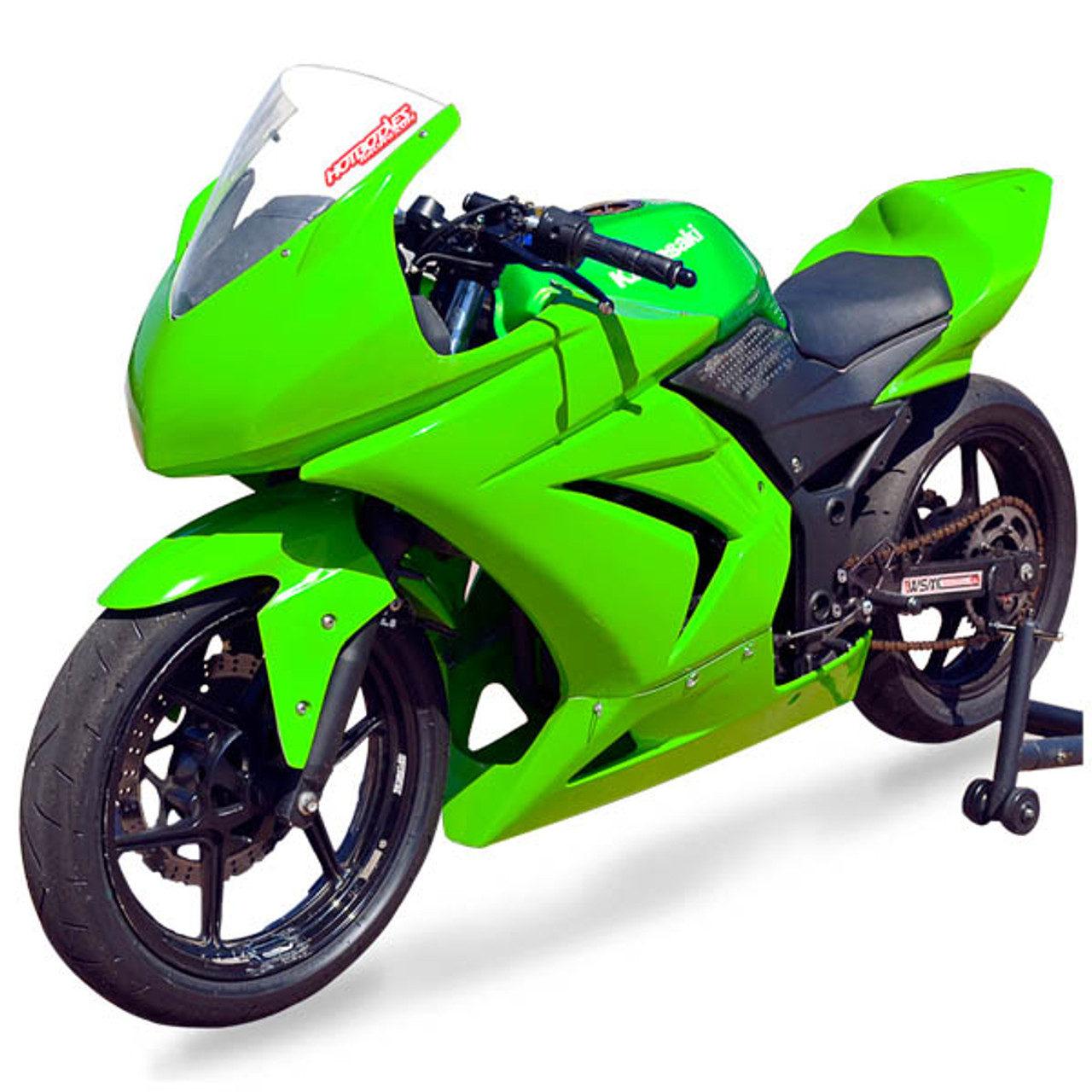 販売新品ninja250R ニンジャ250R EX250K 08-12 サンセイレーシング ZNIC チタン スリップオン サイレンサー マフラー マフラー本体（社外）