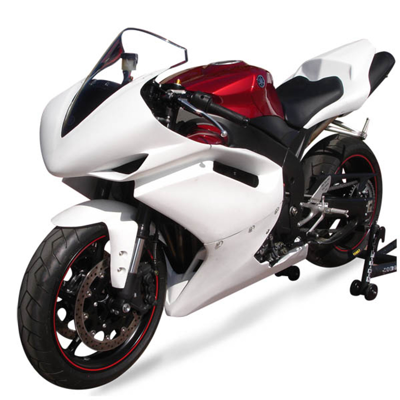 送料安★ 良品♪YZF-R1(\'07～\'08) OVER Racing GP-PERFORMANCE チタンスリップオンマフラー♪ マフラー本体（社外）