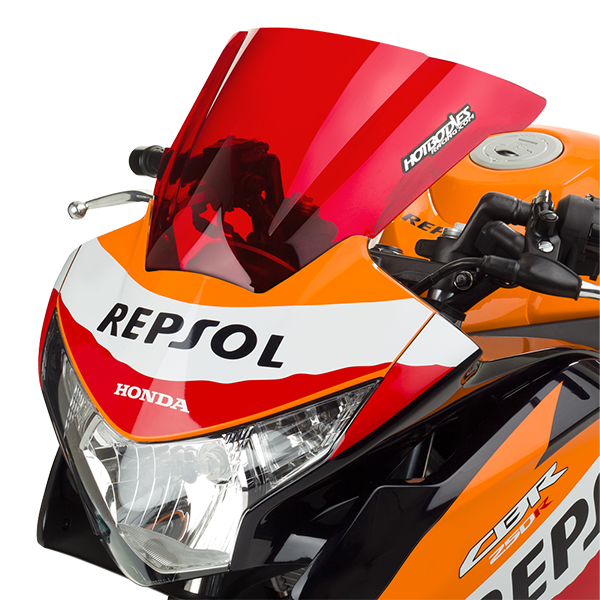 Hotbodies Racing Honda CBR250R 11-14 Windscreen - Sportbike Track Gear