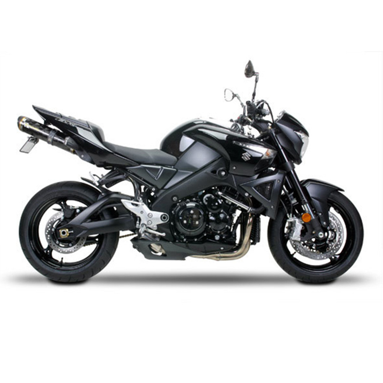 ちょぼん　BK Two Brothers Suzuki B-King 08-09 M-2 Black Series Dual Slip