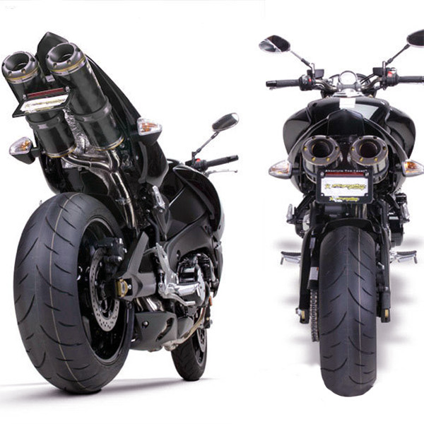 Two Brothers Suzuki B-King 08-09 M-2 Dual Slip-On Exhaust