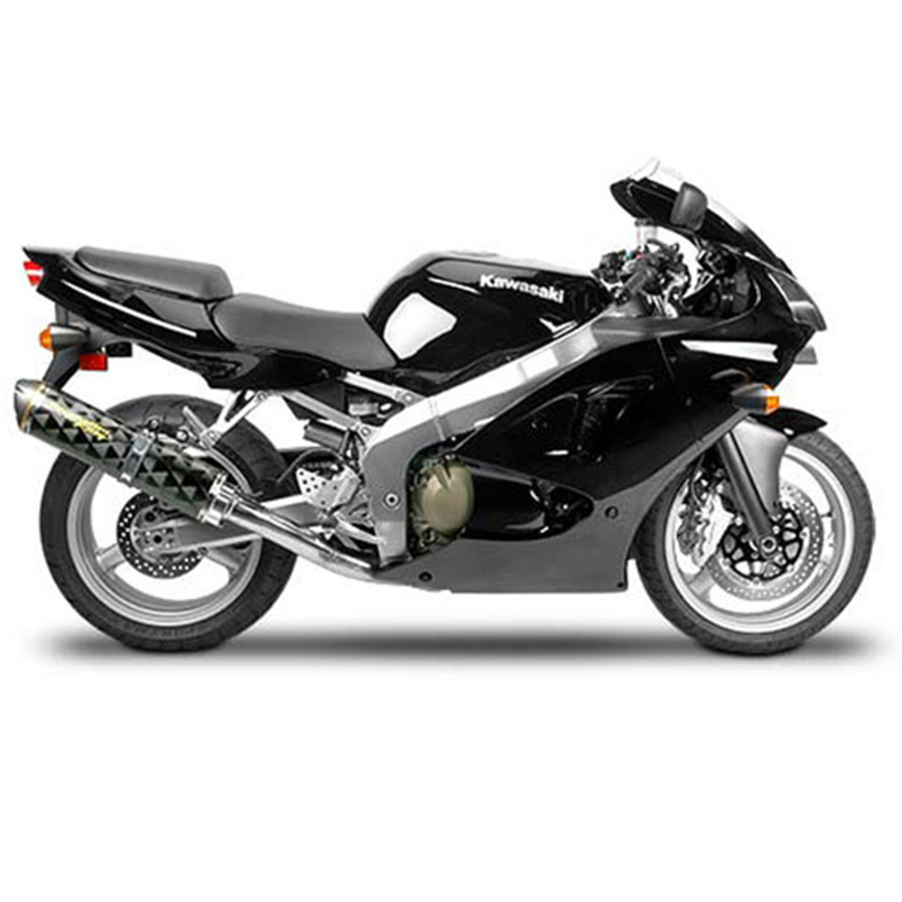 Utilfreds tømmerflåde Ja Two Brothers Kawasaki ZZR600 05-09 M-2 Black Series Flange On Exhaust -  Sportbike Track Gear