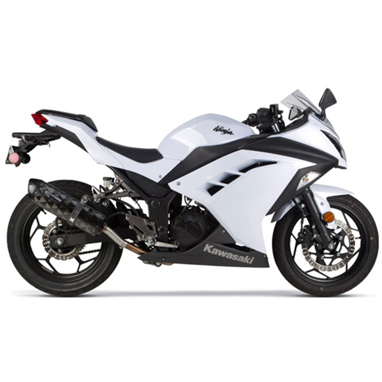 Two Kawasaki Ninja 300 13-17 Series Slip-On Exhaust - Sportbike Gear