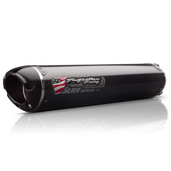 Two Brothers Honda CBR600RR 07-12 M-2 Silver Series Slip-On
