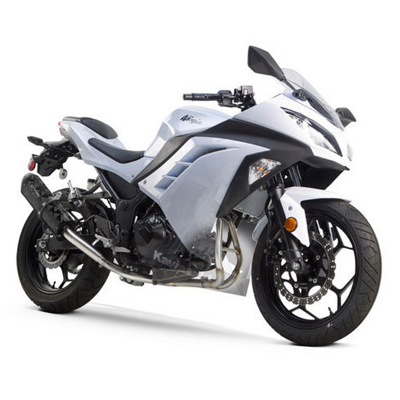 Brothers Kawasaki Ninja 300 13-17 M-2 Series Full Exhaust System - Sportbike Track Gear