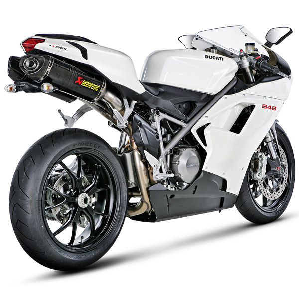 Akrapovic Ducati 848 08-10 Slip On Exhaust System - Sportbike