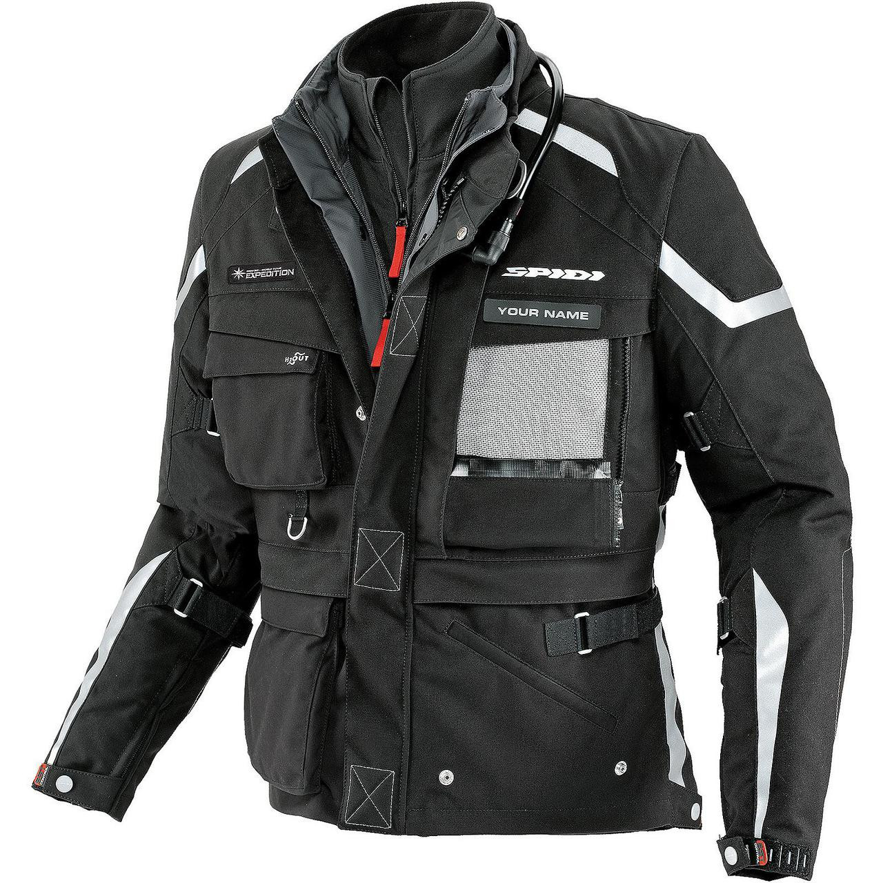 Spidi Ergo 365 Jacket Black Expedition - Sportbike Track Gear