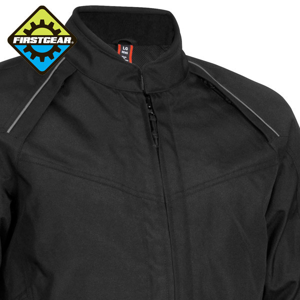 Firstgear Rush Tex Jacket [Black, X-Large Tall] - Sportbike Track Gear