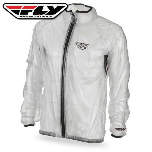 Fly Racing Rain Jacket Clear - Sportbike Track Gear