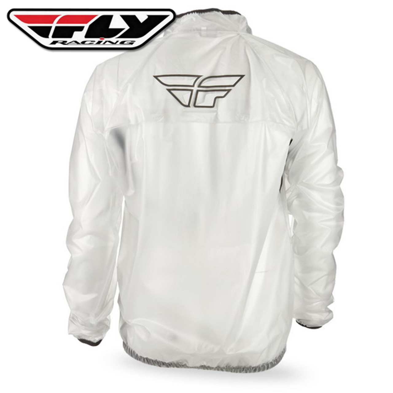 Fly Racing Rain Jacket Clear Sportbike Track Gear