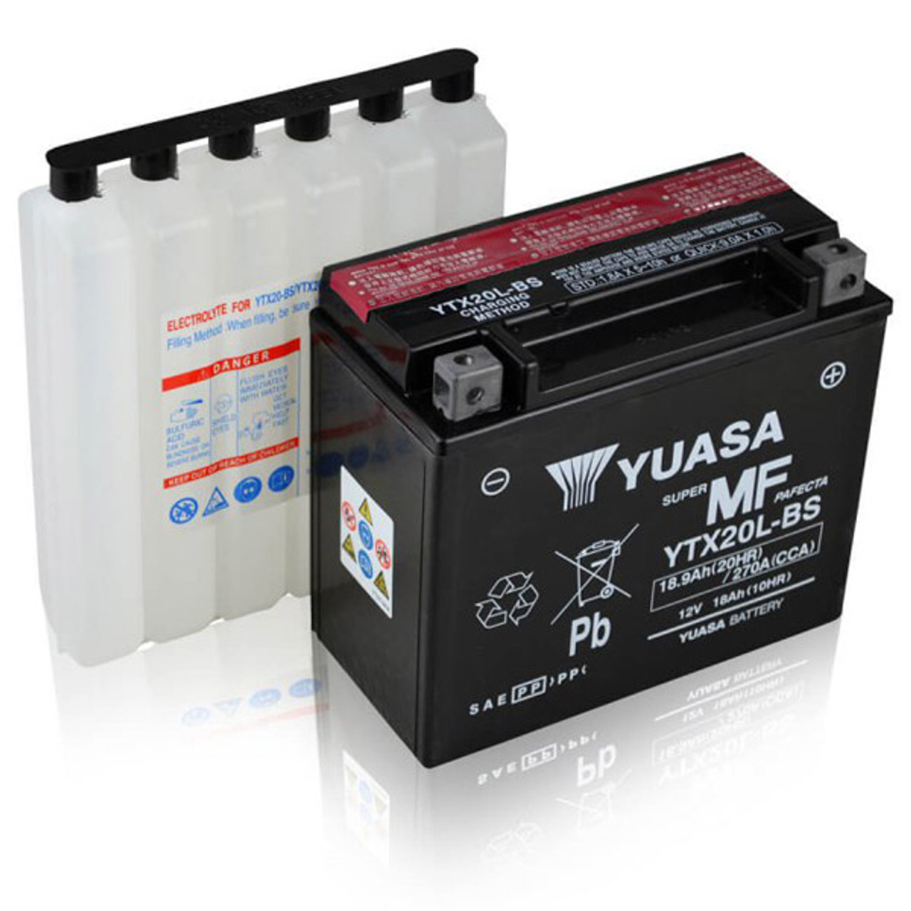 Yuasa AGM Battery - Cycle Gear