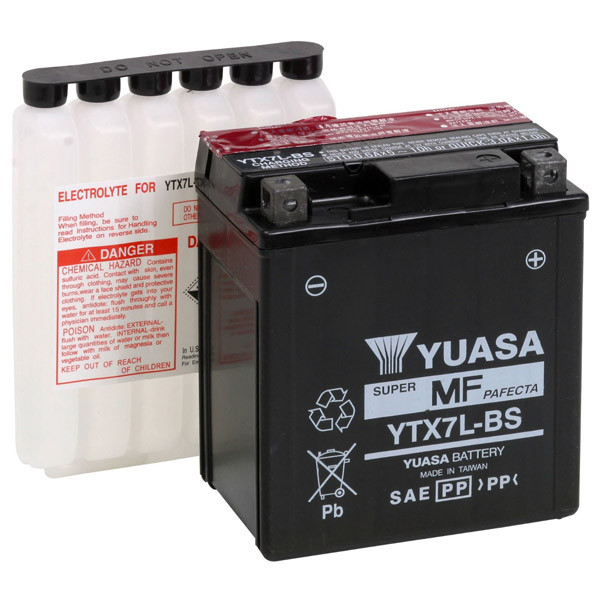 Yuasa Kawasaki EX250F Ninja 250R 95-96 Maintenance Free Battery