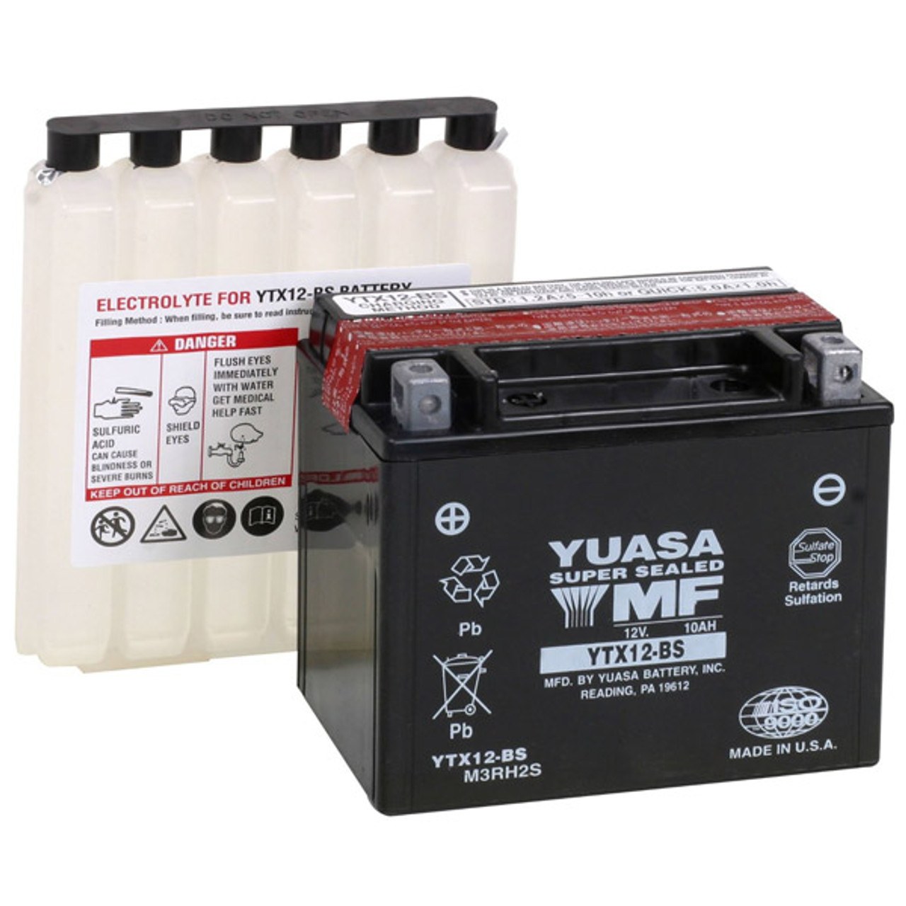 Yuasa Kawasaki ZX750P Ninja ZX7R 96-03 Maintenance Free Battery