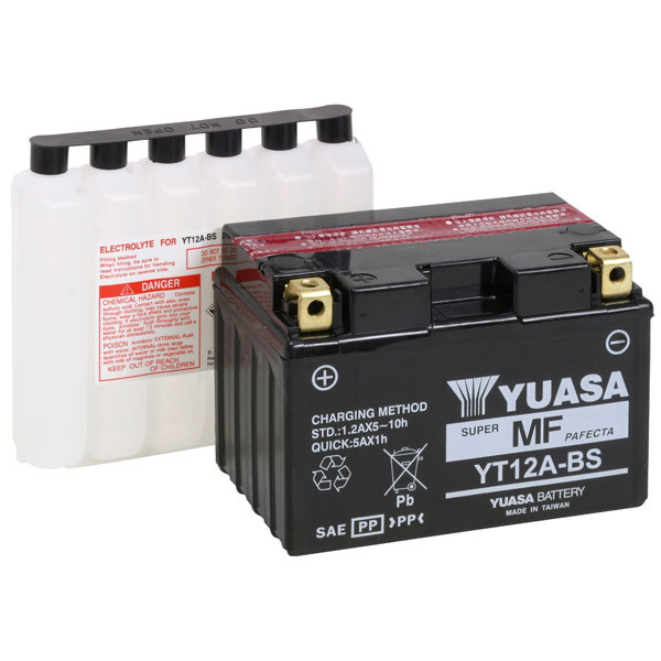 Yuasa Suzuki GSXR1000 05-06 Maintenance Free Battery - Sportbike
