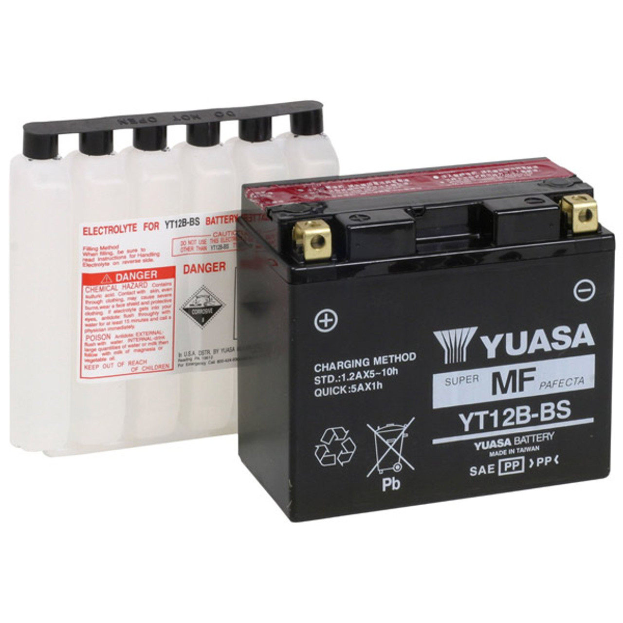 Yuasa Yamaha FZ6R 09-14 Maintenance Free Battery